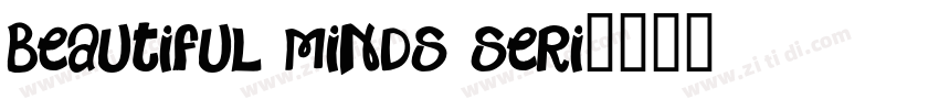 Beautiful Minds Seri字体转换